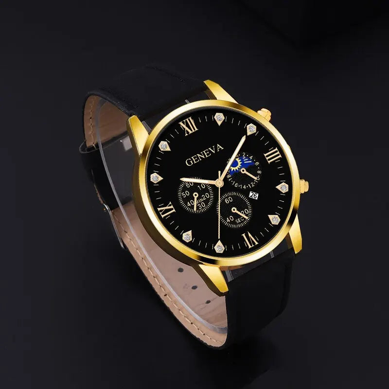 2pcs Luxury Mens Quartz Watches